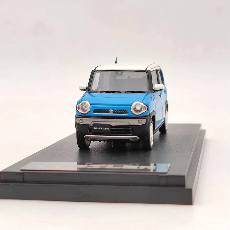 Mark43 1/43 Suzuki Hustler G Blue PM4388GBL Resin Model Car Limited Collection - Image 4 of 4