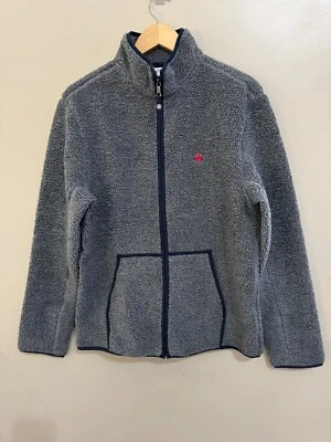 Brooks Brothers Men’s Teddy Fleece Sherpa Full-Zip Up Jacket Size M $168 NEW - Image 1 of 4