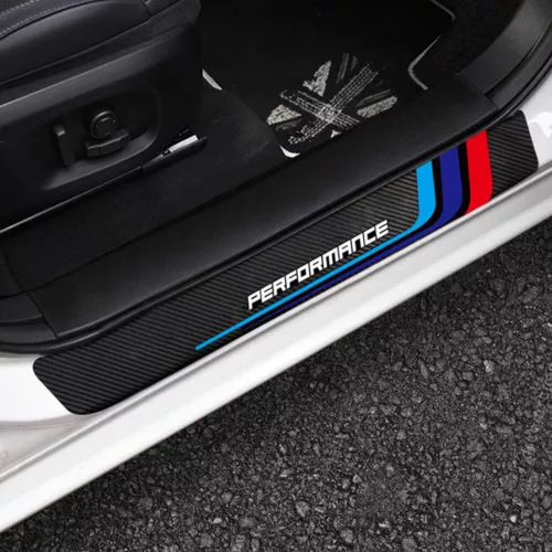 4x Auto SUV Einstiegsleisten Trittschutz dreifarbig für B-M-W X1/X3/X5 M5 Serie - Bild 5 von 16