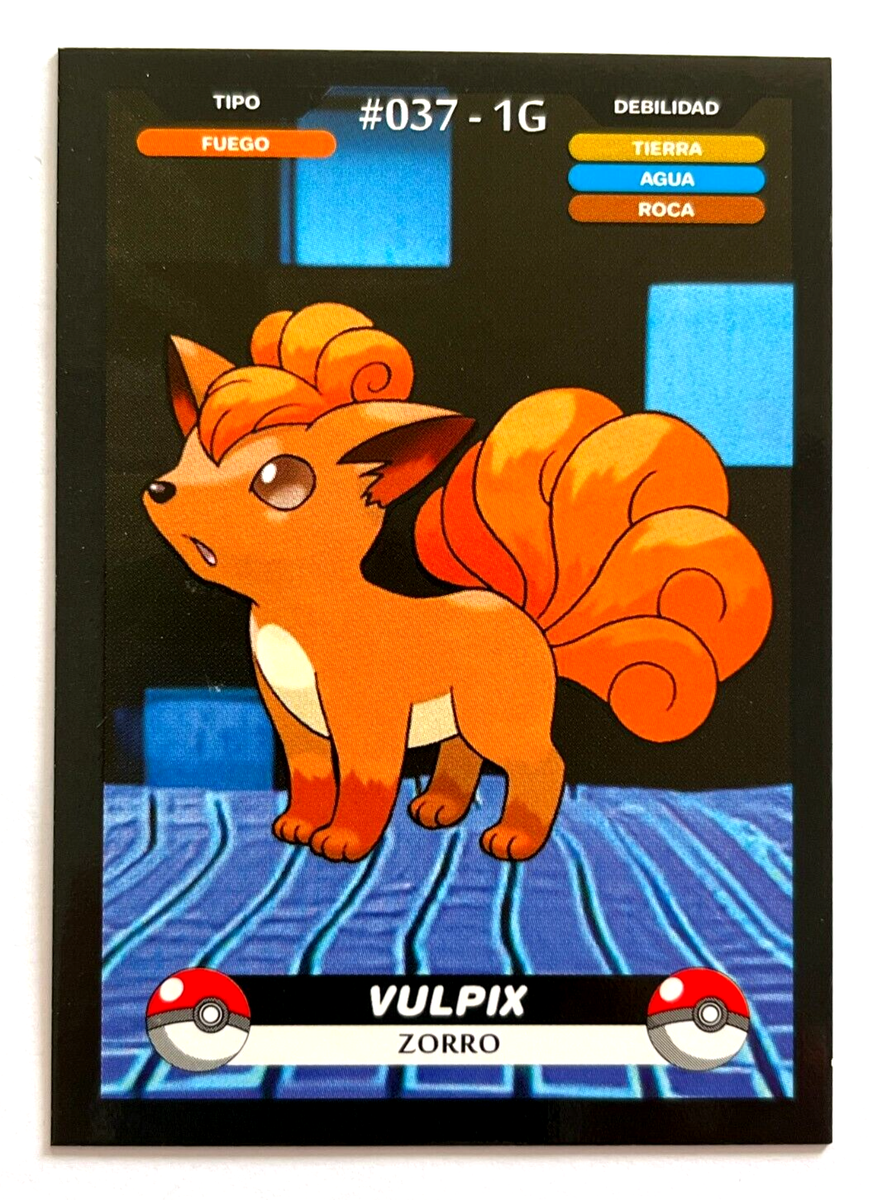 2025 POKEMON KANTO CREALASER TCG Card #037 VULPIX Peru Edition | eBay