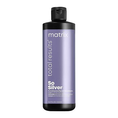 NEW Matrix Total Results So Silver Deep Conditioning Toning Hair Mask 16.9 fl oz