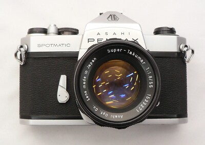 Pentax Spotmatic SP 35mm Camera & Pentax ST 55mm F1.8 Lens *FILM