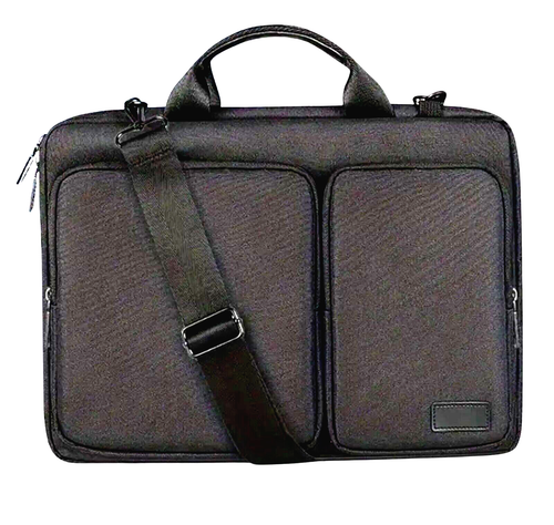 Business Travel Messenger Bag 15.6 in Laptop Heavily Padded Zip Pocket - Picture 3 of 15