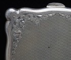 Beautiful Antique 900 Coin Silver Makeup Compact w/Ornate Detailing Art Nouveau — photo 7