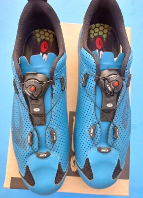 SiDi Sixty Tri Carbon Vent 45.5 EU/ 11 US Medium-D 3-bolt shoe 60 Petrol new