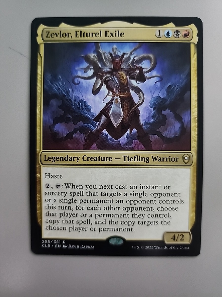 MTG Zevlor, Elturel Exile Commander Legends: Baldur's Gate 296/361