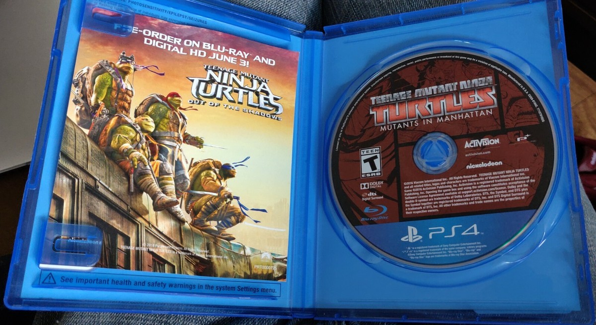 激レア　北米版　PS4 TURTLES MUTANTS IN MANHATTAN Teenage Mutant Ninja Turtles - Mutants in Manhattan (PS4