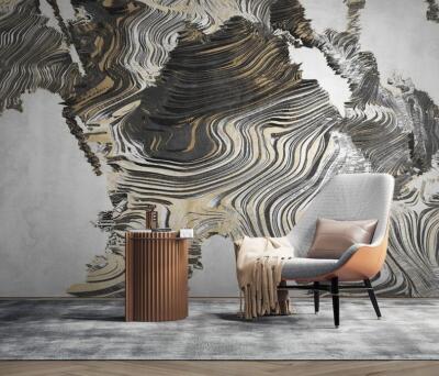 Papier Peint Mural Autocollant Romy - Déco Photo 3D - Coloré - Neuf