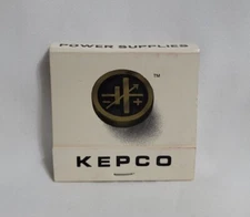 Vintage Kepco Power Supplies Matchbook Flushing Queens LI NY Advertising Full