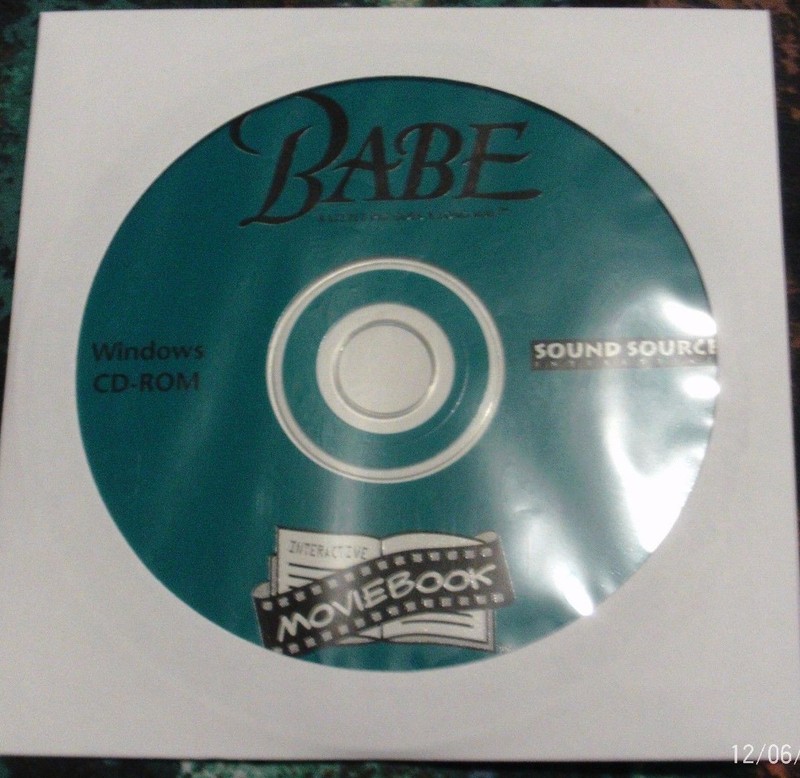 Babe: A Little Pig Goes a Long Way - Interactive Moviebook CD Rom (Windows) 1995