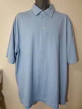 Footjoy Mens Polo Shirt Light Blue Size XL