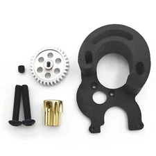 RC Brushless Conversion Kit Motor Mount with Pinion Spur for 1/24 RC Crawler ...