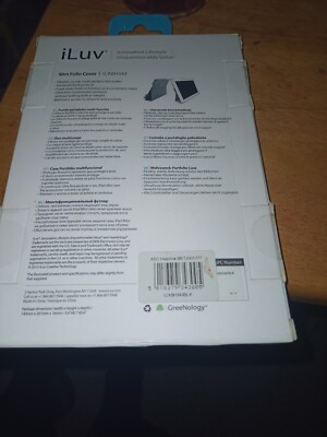 iLuv Epicarp Slim Folio Cover. Schutz extra fein.  iCA8H343