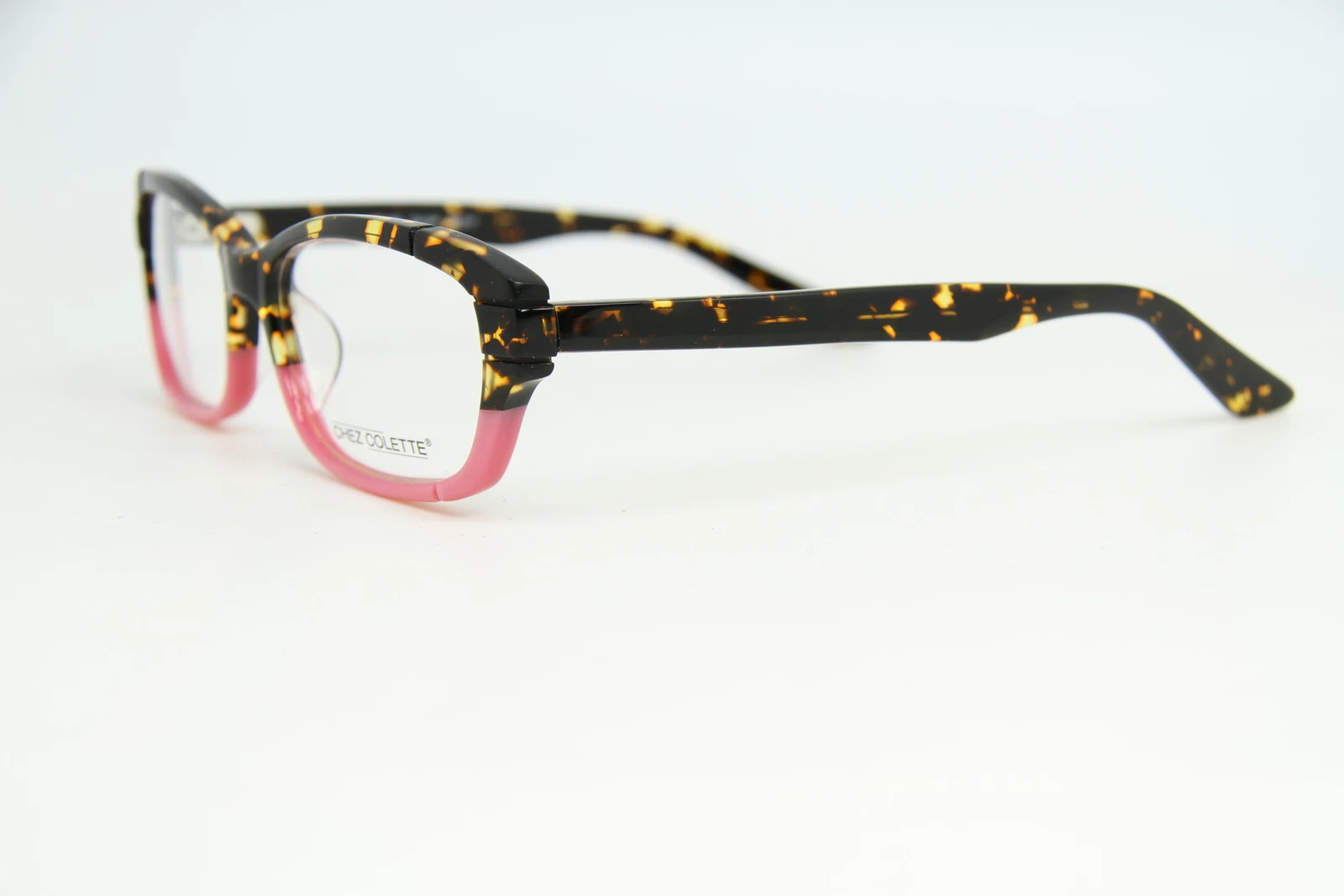 CHEZ COLETTE 3941 1999 Black and Pink Women's Eyeglasses Optical Frame 19 4