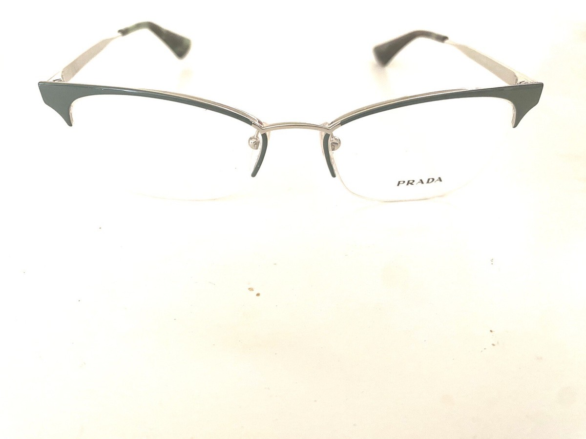 Prada Eyeglasses VPR 65Q Gray/Silver UEI-1O1 Size 51mm new  display picture 2