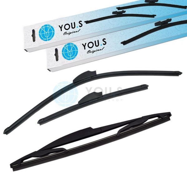 You.S Scheibenwischer WischerbläTter Wischer SET Vorne+Hinten FüR Dodge / Mazda-image