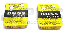 2 NEW PACKS OF BUSS ABC 3 FUSES   QUANTITY 10 TOTAL   FORMERLY 3AB