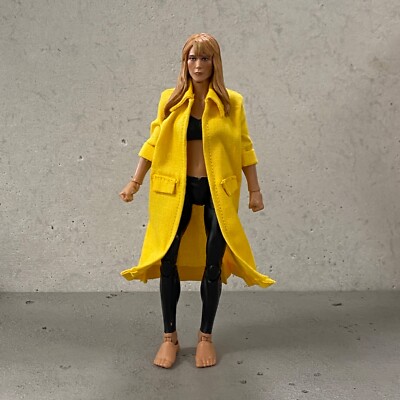 PB-LTC-JB: 1/12 Wired Yellow Coat for Marvel Legends female body