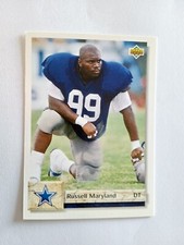 1992 FOOTBALL RUSSELL MARYLAND UPPER DECK CARD n 579 EXCELLENT