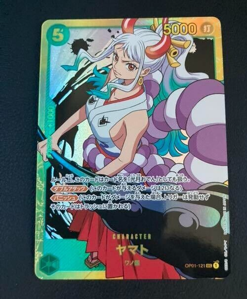 V1 ONEPIECE Card Game Romance Dawn OP01-121 SEC Yamato Character