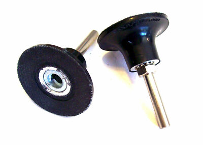 2 ROLOC 2'' TYPE R HOLDER MANDRELS FOR 3M DISCS SANDING DISC
