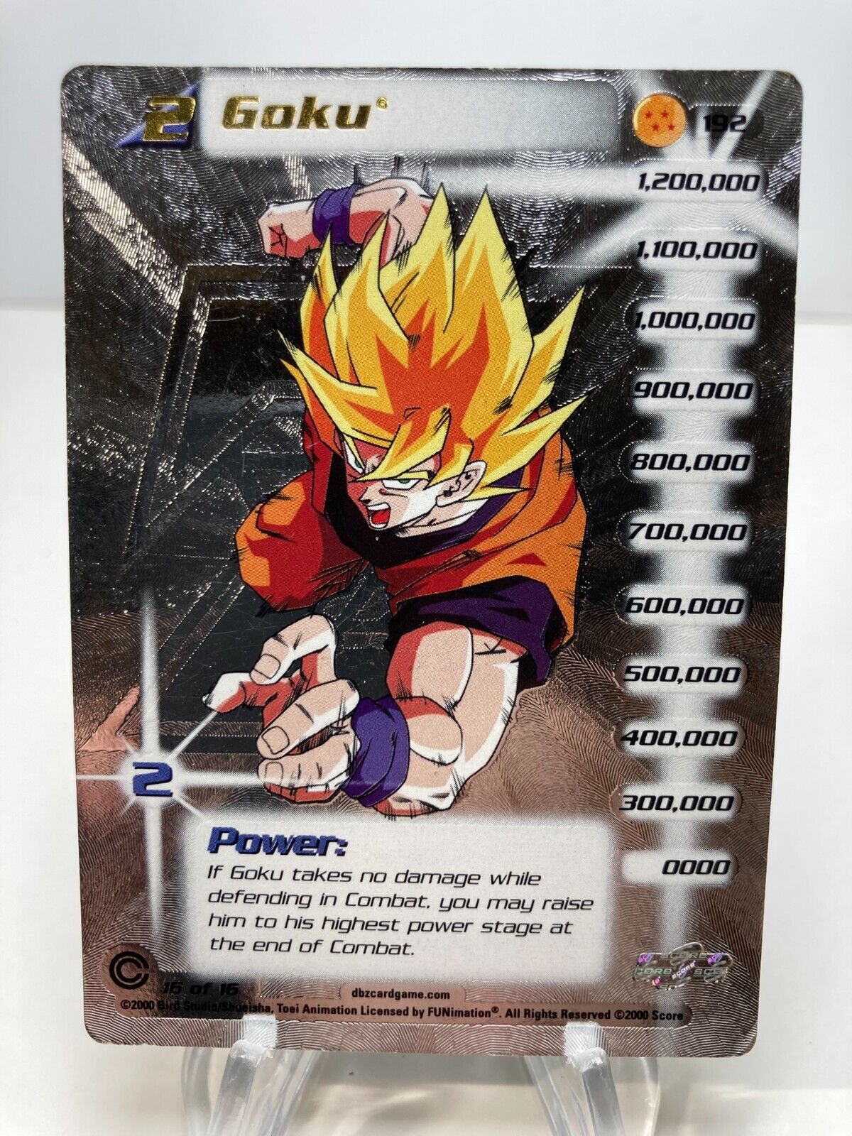 Goku - Energy Gatherer (High Tech Foil) - Panini: Set 1 - Dragon Ball Z TCG