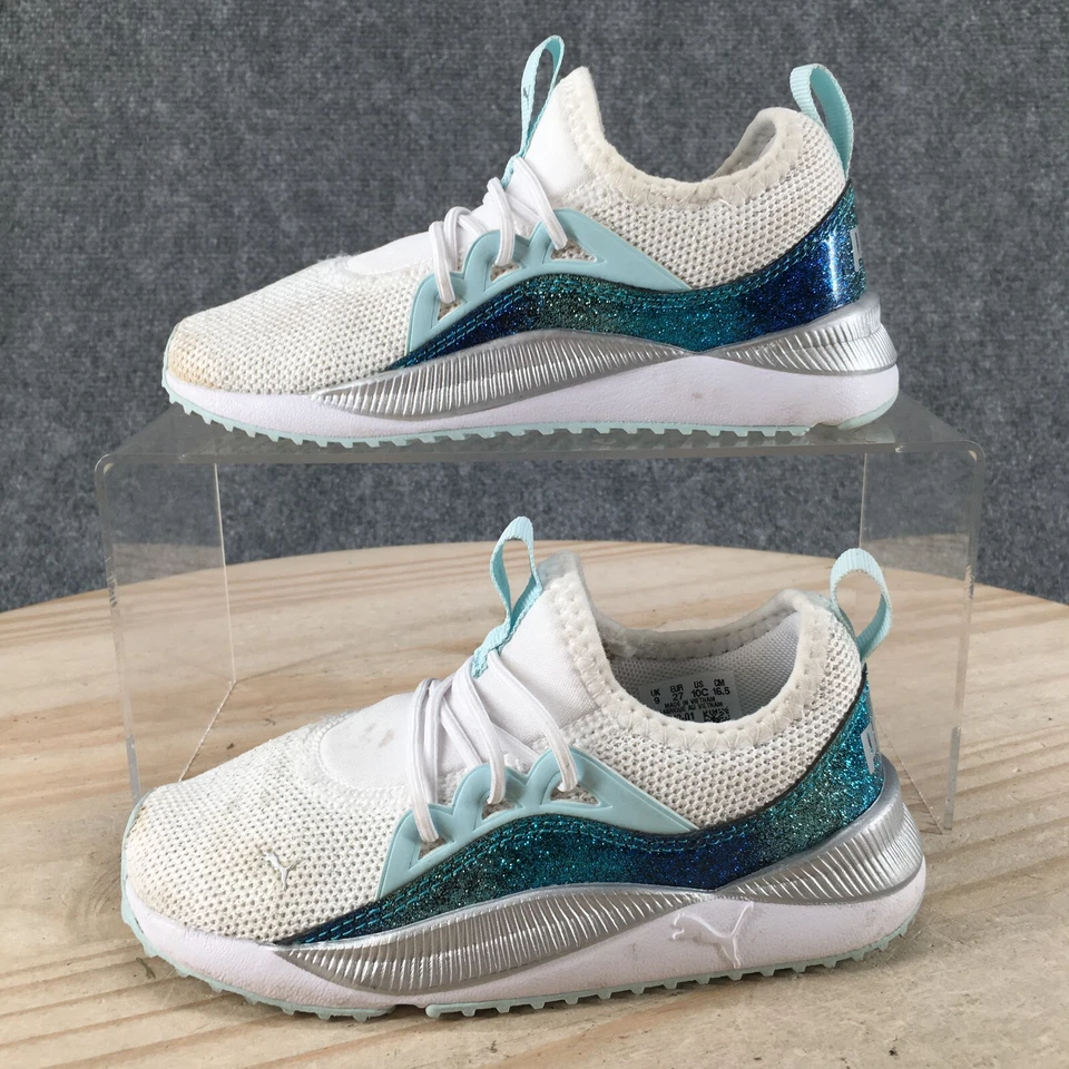 Puma Shoes Kids 10C Boys Pacer Future Allure Athletic Sneakers 387912-01 White - Image 2 of 4