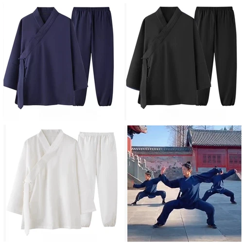 Wudang Taoist Shaolin Monk Uniforms Kung Fu Tai Chi Martial Arts Suit Clothing
