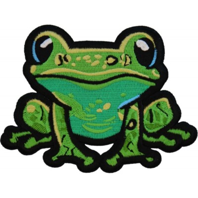 Tree Frog Froggie  Sew On /Iron On Embroidered Patch