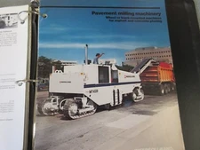 Ingersoll-Rand Pavement Milling Machinery Literature