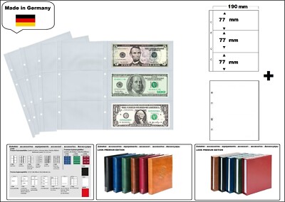 5-Banknotenhüllen-PREMIUM-3x-190x77mm-+-weiße-ZWL-Für-Banknoten-LOOK-1-7399-W