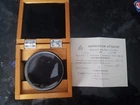 Optical Flat Parallel Micrometer Calibratio 80mm 1961r ,1965r RARE Glass Platten