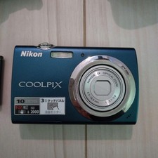 Nikon COOLPIX S230 10.0MP Digital Camera blue Used Japan