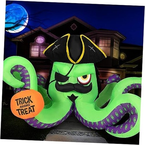 Halloween Deep Pirate Kraken Octopus Inflatables, 11,5 Ft Large Inflatable,