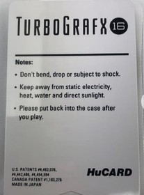 Darkwing Duck NEC Turbo Grafx 16 Hucard Game Complete In Box Tested & Working