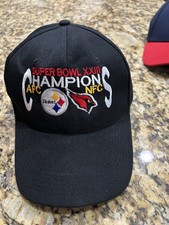 Super Bowl XXIII Champions Pittsburgh Steelers Arizona Cardinals Cap Black NFL