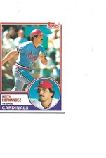 1983 TOPPS CARDINALS KEITH HERNANDEZ