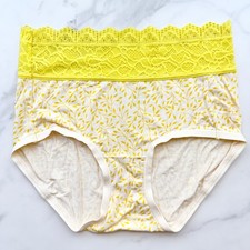 Soma Embraceable Super Soft Enchanting Lace Modern Brief Panty Fleur Vine