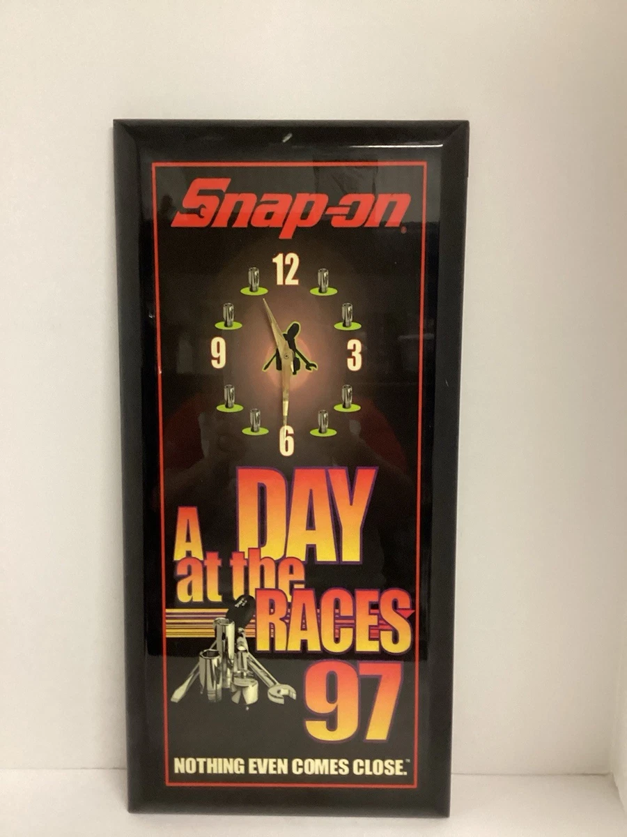 Snap-on A Day at the Races 97 時計 Snap-on Black Collectible Advertising Clocks for sale | eBay