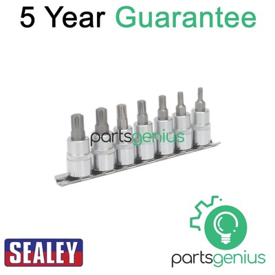Sealey Premier Ribe Socket Bit Set 3/8