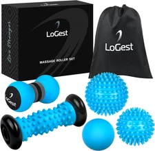 Foot Massage Rollers and Balls for Trigger Point Therapy, Injury Rehabilitation
