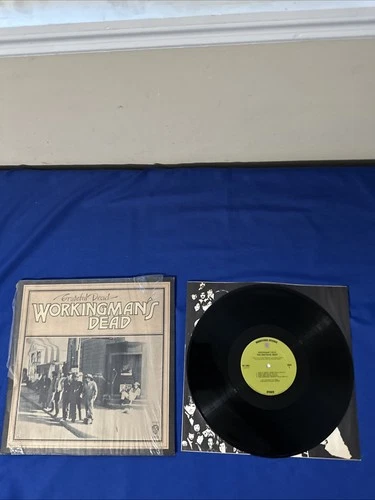 Grateful Dead Workingman’s Dead Vinyl Record,1970, pitman press, in shrink, VG++