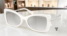 MICHAEL KORS MK2272U 405201 Malaga White Grey Clear Grad 53mm Women's Sunglasses