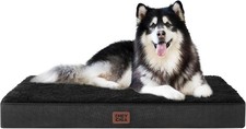 Orthopedic XXL Dog Bed 47x29 Large Pet Sofa Washable Cover Black