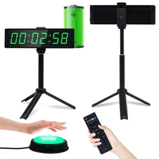 Gym Timer Clock for Home Gym, Fitness Timer with Stopwatch, Large Digital Sto...