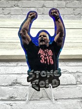 Vtg WWF Attitude Era Stone Cold Steve Austin Vending Machine Prism Sticker 4