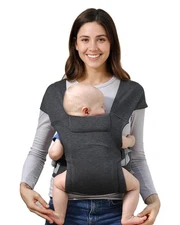 Baby Carrier Newborn to Toddler(7-35lbs), Ergonomic Cross-Back Wraps with Adj...