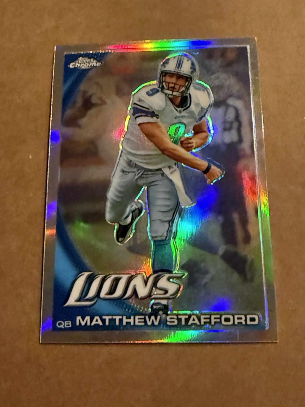 2010 Topps Chrome Refractor #C33 Matthew Stafford Detroit Lions NMT MINT SP NFL
