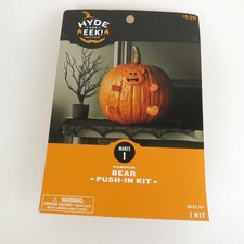 Hyde-And-EEK Boutique Bear Push-In Pumpkin Decorating Kit New