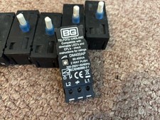 7 x BG DM400AP Dimmer Module 60-400VA 2-Way Push Compatible with LED CFL